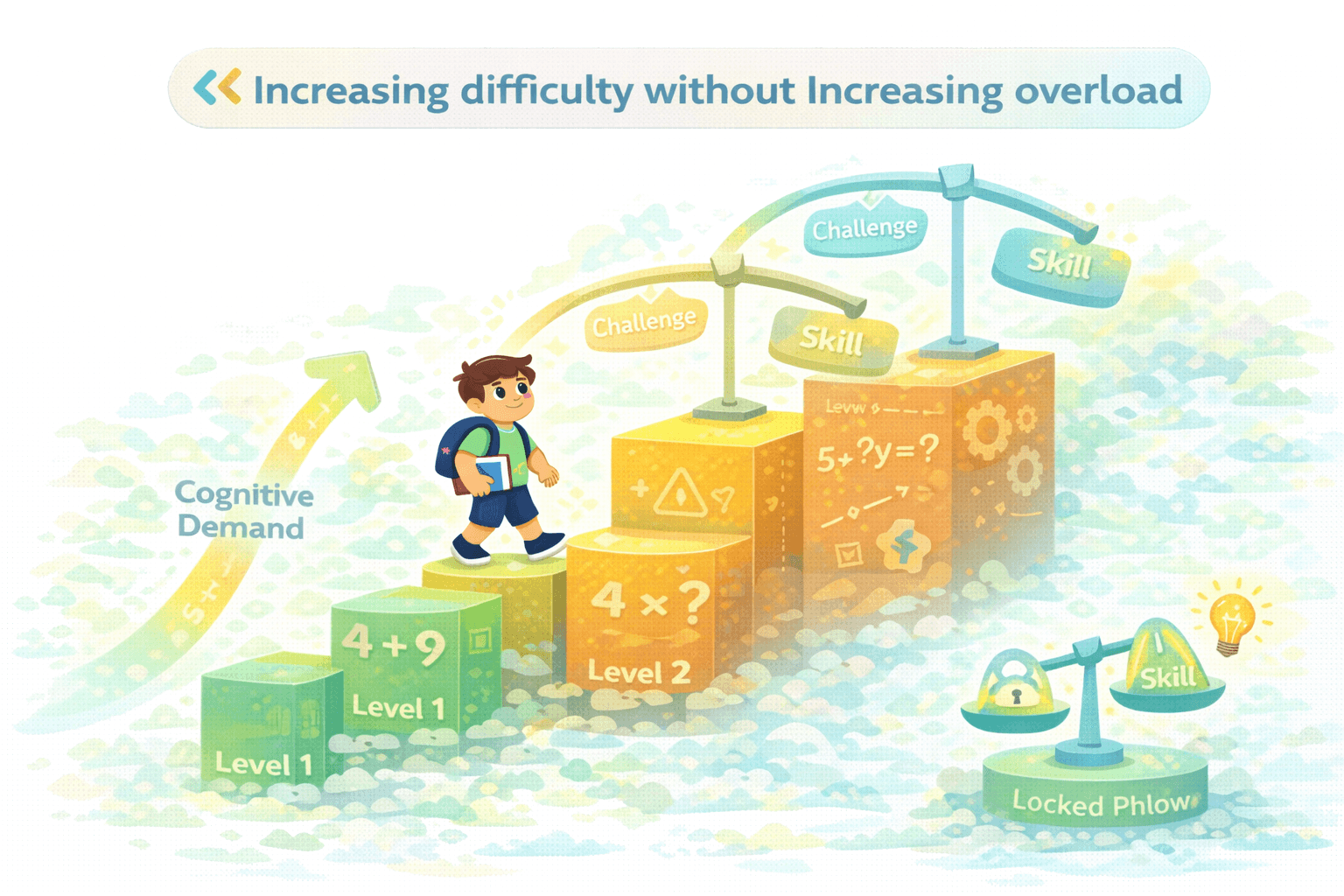 Increasing difficulty without increasing overload