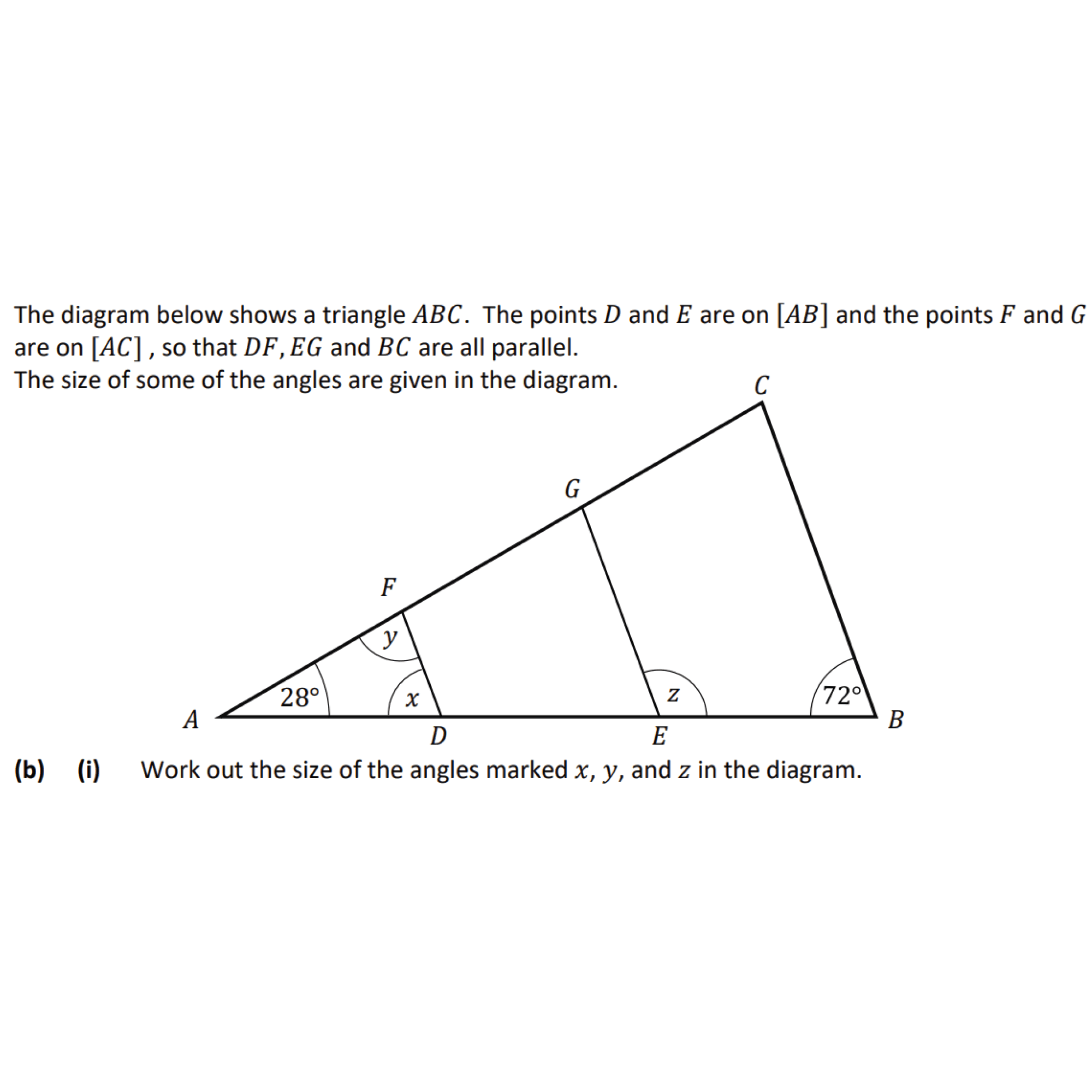 Example exam diagram used in a Phlow simulation